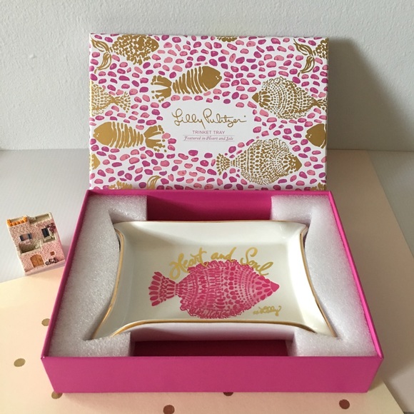 Lilly Pulitzer Other - 🆕 {Lilly Pulitzer} Trinket Tray (Heart & Sole)🐠